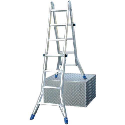 KRAUSE, Krause 133953 Aluminium Teleskopleiter Arbeitshöhe (max.): 5 m Aluminium DIN EN 131 15.5 kg