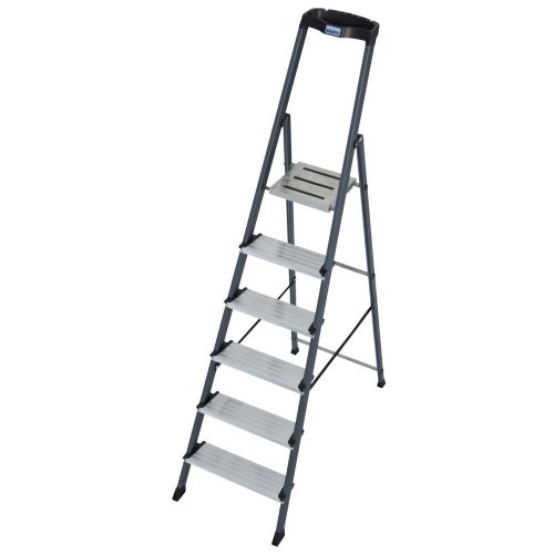 KRAUSE® Securo r 1x6 Stufen, eloxiert