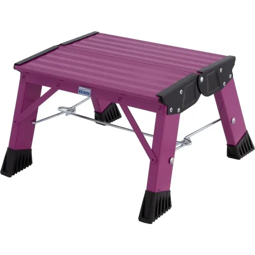KRAUSE, Klapptritt Treppy, 1 Stufe, pink