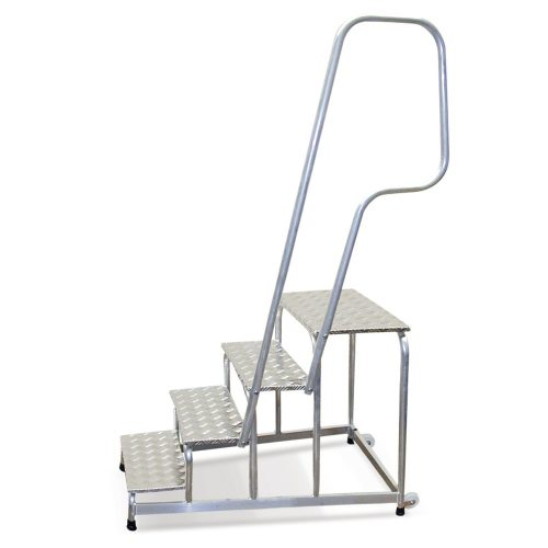 KRAUSE, KRAUSE Montagetritt, mit Handlauf/Fahrrollen, 3 Stufen, Höhe 0,6 m, 11 kg