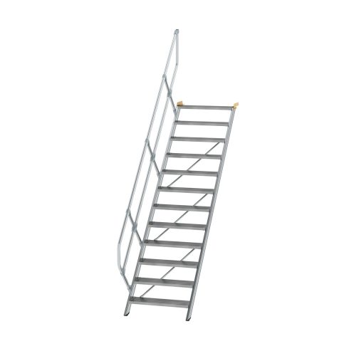MUNK, Industrietreppe, Alu-Stufen, Stufenbreite 800 mm, 12 Stufen MUNK