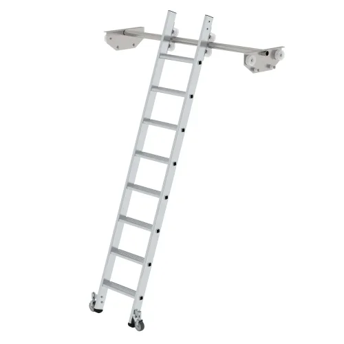 MUNK Günzburger Steigtechnik, MUNK Günzburger Steigtechnik 44608 Aluminium Regalleiter Arbeitshöhe (max.): 3.12 m