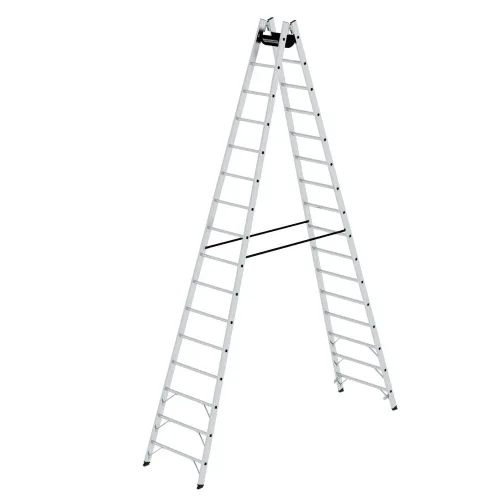 MUNK Günzburger Steigtechnik, MUNK Günzburger Steigtechnik 33029 Aluminium Stufen-Stehleiter Arbeitshöhe (max.): 5.9 m