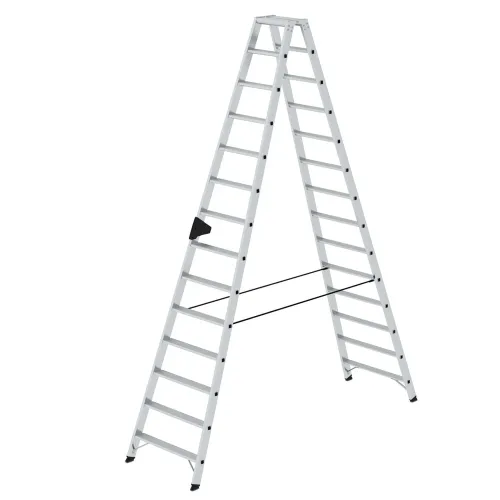 MUNK Günzburger Steigtechnik, MUNK Günzburger Steigtechnik 40228 Aluminium Stufen-Stehleiter Arbeitshöhe (max.): 5 m