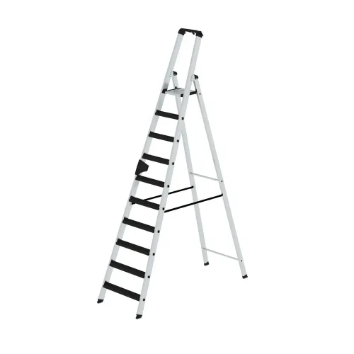 MUNK Günzburger Steigtechnik, MUNK Günzburger Steigtechnik 42110 Aluminium Stufen-Stehleiter Arbeitshöhe (max.): 4.5 m