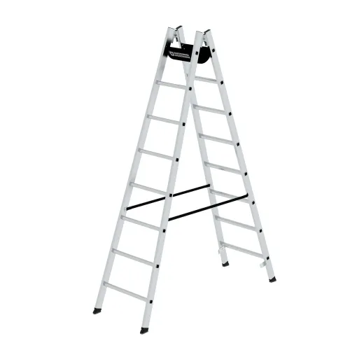 MUNK Günzburger Steigtechnik, MUNK Günzburger Steigtechnik 33016 Aluminium Stufen-Stehleiter Arbeitshöhe (max.): 3.7 m