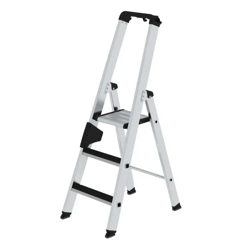 MUNK, Stufen-Stehleiter CLIP-STEP, einseitig begehbar, geriffelt, 3 Stufen MUNK