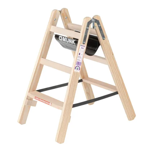 MUNK Günzburger Steigtechnik, MUNK Günzburger Steigtechnik 033806 Holz Stufen-Stehleiter 5 kg