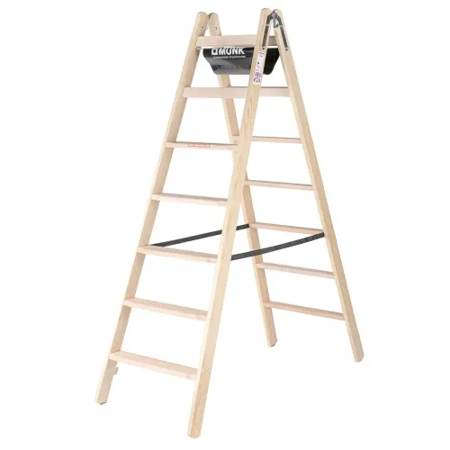 MUNK Günzburger Steigtechnik, MUNK Günzburger Steigtechnik 033814 Holz Stufen-Stehleiter 12.8 kg