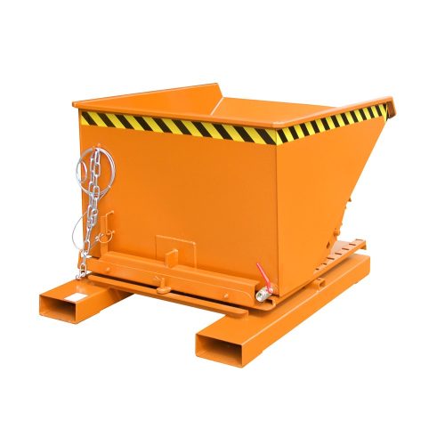 Bauer, Spänebehälter für Gabelstapler, Typ S3S 600, orange RAL 2000