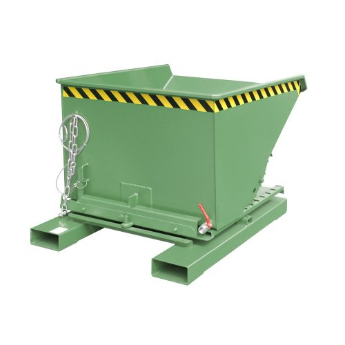 Bauer, Spänebehälter für Gabelstapler, Typ S3S 600, grün RAL 6011