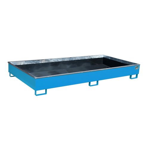 Bauer® Regal-Auffangwanne aus Stahl mit PE-Einsatz RW 2700-2 PE, lackiert, Lichtblau
