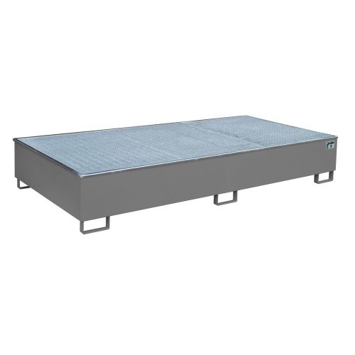 Bauer, Bauer® Regal-Auffangwanne aus Stahl mit PE-Einsatz RW-GR 2700-3 PE, lackiert, Mausgrau
