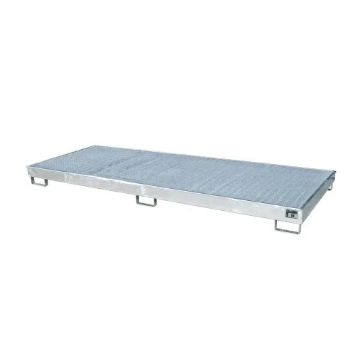 Bauer® Regal-Auffangwanne aus Stahl mit PE-Einsatz RW-GR 3300-1 PE, feuerverzinkt