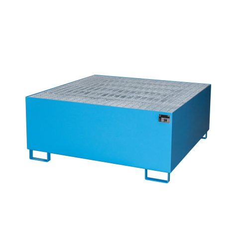 Bauer® Auffangwanne aus Stahl für 1x KTC/IBC, lichtblau