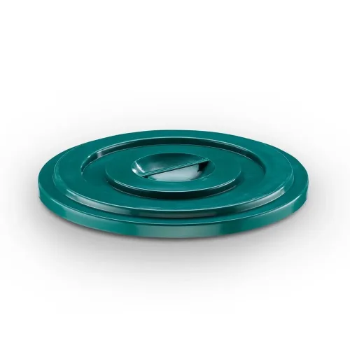 Deckel für Kunststofftonne, grün, 35 Liter