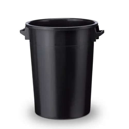 undefined, Tonne, aus HDPE, stapelbar 100 Liter, schwarz