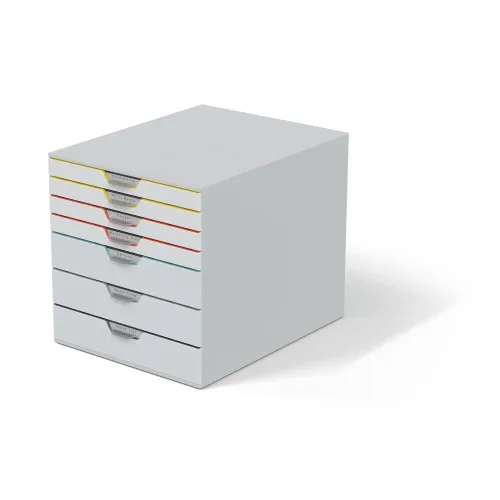 DURABLE, DURABLE Box VARICOLOR 7 762727 weiss/mehrfarbig 7 Schubladen