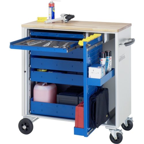 RAU, Werkzeugwagen, 6 Schubladen, HxBxT 1080 x 1025 x 520 mm RAU