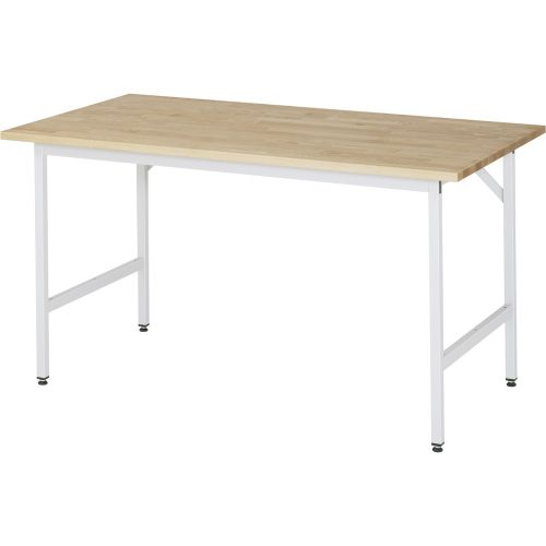 RAU, RAU Arbeitstisch, Buche-Platte, 1500 x 800 x 800-850 mm