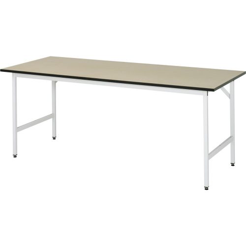 RAU, Arbeitstisch, MDF-Platte, 2000 x 800 x 800-850 mm