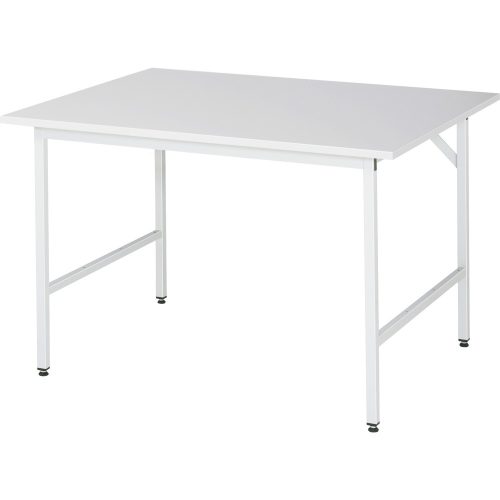 RAU höhenverstellbarer Werktisch Serie JERRY, HxBxT 800-850 x 1.250 x 1.000 mm, Arbeitsplatte EGB-Melamin-Belag