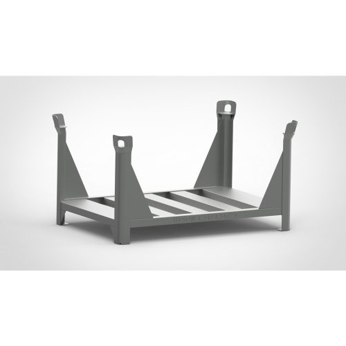 HESON®, Langgutgestell mit 4 Eckpfosten, LxB 1200 x 800 mm, grau RAL 7005, ab 5 Stück Heson
