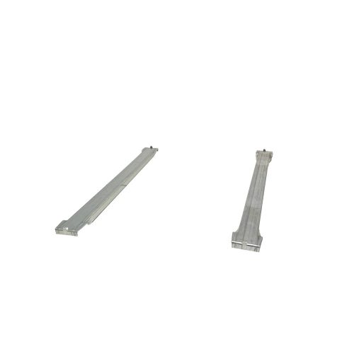 SCHULTE Lagertechnik, Schulte Lagertechnik Tiefenauflagen mit aufgestellter Lasche für Spanplatten, für Rahmentiefe 800 mm, verzinkt, 2 Stück