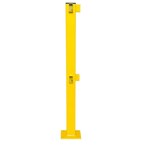 MORAVIA Eckpfosten für Rammschutzgeländer S-Line, Innenbereich, 1.000 mm Höhe