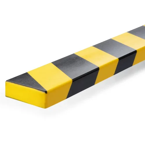 DURABLE, Durable 1108130 Schutzprofil Schwarz, Gelb (L x B x H) 1000 x 60 x 20 mm