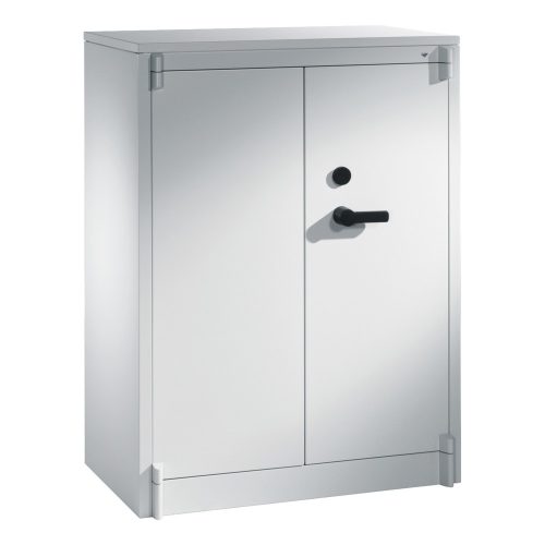 C+P Sicherheits-Flügeltürschrank, 3 OH, HxBxT 1.226 x 930 x 500 mm, lichtgrau, lichtgrau, lichtgrau