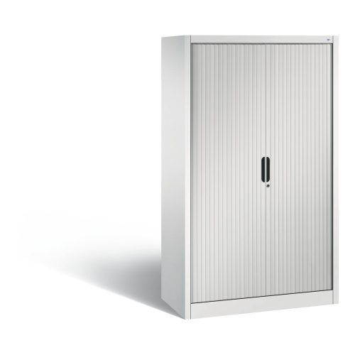 C + P, C + P Rollladenschrank Omnispace, 4 OH, abschliessbar, B 1000 x T 420 x H 1660 mm, Stahl/Kunststoff, lichtgrau