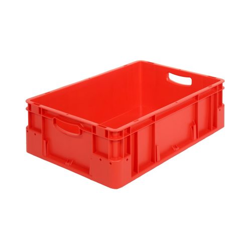 kaiserkraft, kaiserkraft Industriebehälter, Volumen 30 l, LxBxH 600 x 400 x 180 mm, VE 5 Stk, rot