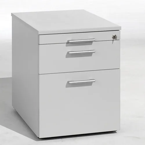 undefined, Rollcontainer PALENQUE, 3 Schübe, B 430 x T 600 x H 566 mm, lichtgrau
