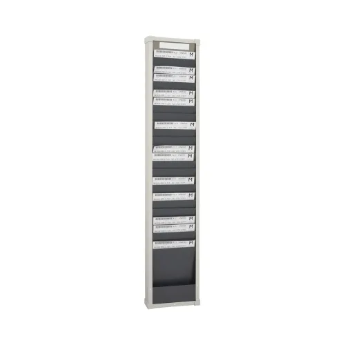 EICHNER, Karten-Sortiertafeln Eichner 9219 Serie, 1 ? bis 3-reihig lieferbar, 1-spaltig, H 1350 x B 260 mm