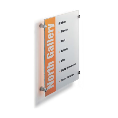 undefined, DURABLE Türschild Crystal Sign A3 482619 transparent, acryl 297x420mm