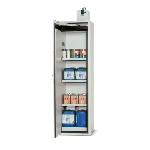 asecos® Brandschutzschrank S-CLASSIC/Typ 90, HxBxT 1.968 x 600 x 615 mm, goldgelb