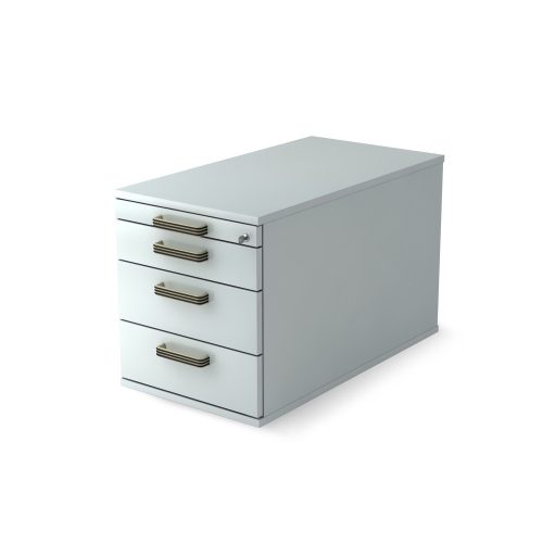 Hammerbacher, Hammerbacher Rollcontainer TC30 SG Grau 4280 mm x 512 mm x 800 mm