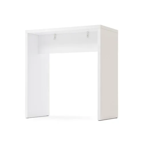 LIVIQUE, Stehtisch Office Weiss Holz 104 cm - Material: Holzwerkstoff - Stehtisch