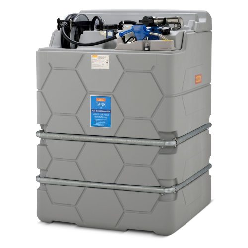 CEMO, Tankanlage CEMO CUBE Indoor Premium für AdBlue®, 8 m Schlauch, Schlauchaufroller, Zähler K24, B 1200 x T 1800 x H 1800 mm, 2500 l Volumen