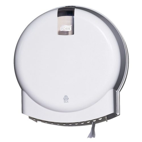 Tork, Tork Spender für Mini Jumbo Toilettenpapier Weiss T2, Geschlossen, Elevation Linie, 555500