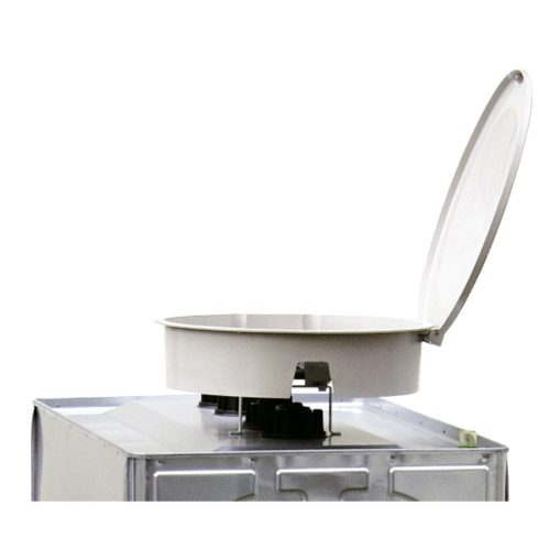 CEMO, GFK-Einfüllschale mit verschliessbarem Deckel