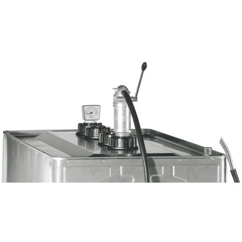 CEMO, Handpumpe für CEMO UNI-Tank & MULTI-Tank bis 1000 l, 25 l/min, inkl. 1,5 m Befüllschlauch & Auslaufkrümmer DN 19