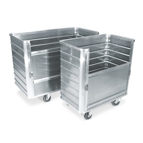 Gmöhling, Gmöhling Alu-Kastenwagen mit halb absenkbarer Wand, 650 Liter