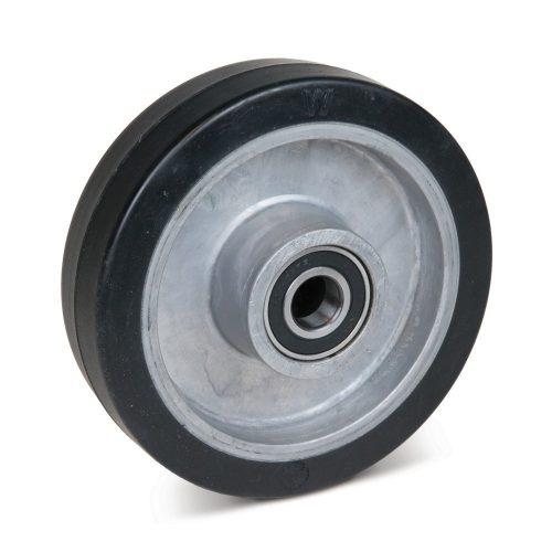 kaiserkraft, kaiserkraft Lenkrad, Kugellager, Vollgummi, Breite 50 mm, Einbaulänge 50 mm