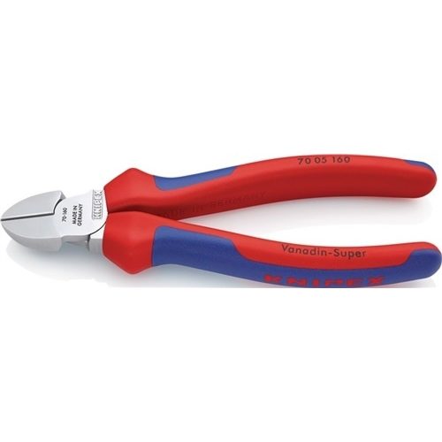 Knipex, Knipex 70 05 140 Werkstatt Seitenschneider mit Facette 140 mm