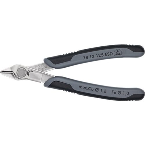 Knipex, Knipex Super-Knips 78 71 125 ESD ESD Printzange ohne Facette 125 mm