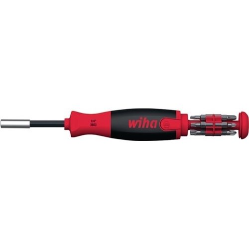 Wiha, Wiha Werkstatt Magazin-Schraubendreher 1/4 (6.3 mm) DIN 3126, DIN ISO 1173