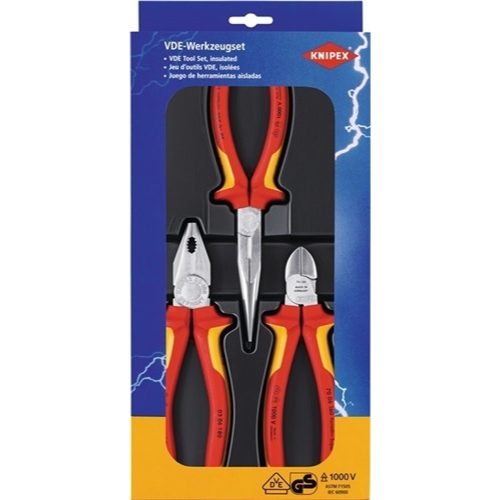 Knipex, Knipex 00 20 12 VDE Zangen-Set 3teilig