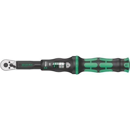 Wera Click-Torque A 6 05075605001 Drehmomentschlüssel mit Umschaltknarre 1/4 (6.3 mm) 2.5 - 25 Nm